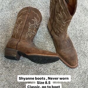 Shyanne Brown Heeled Boots